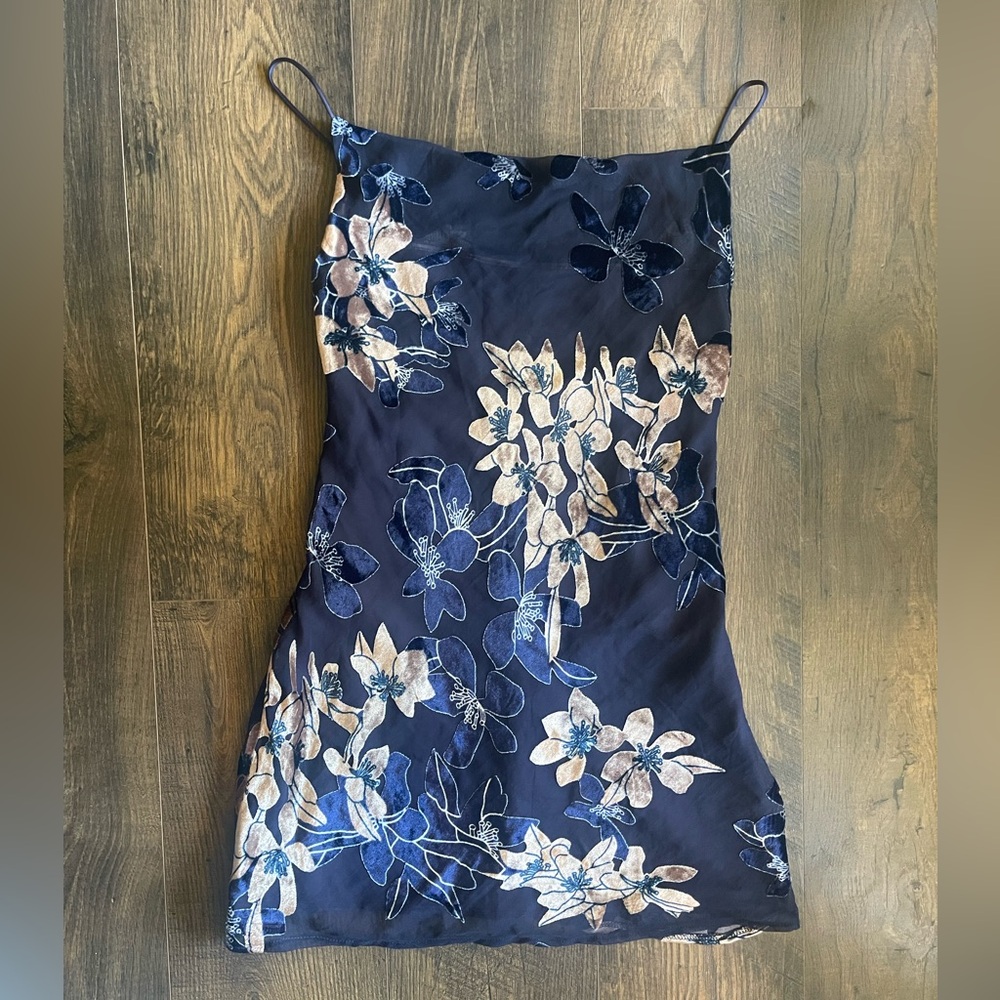 Chic Floral Spaghetti Strap Dress